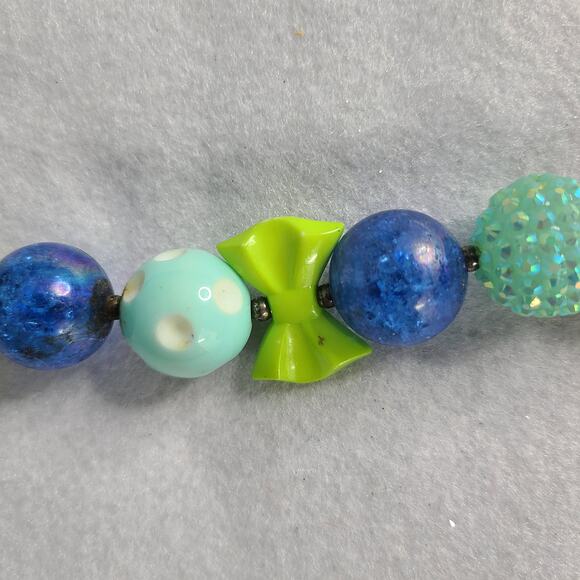 Bubblegum Pastels Sensory Textures Necklace *KIDS SIZE* 17" for kids 3+ yrs old - Picture 4 of 5